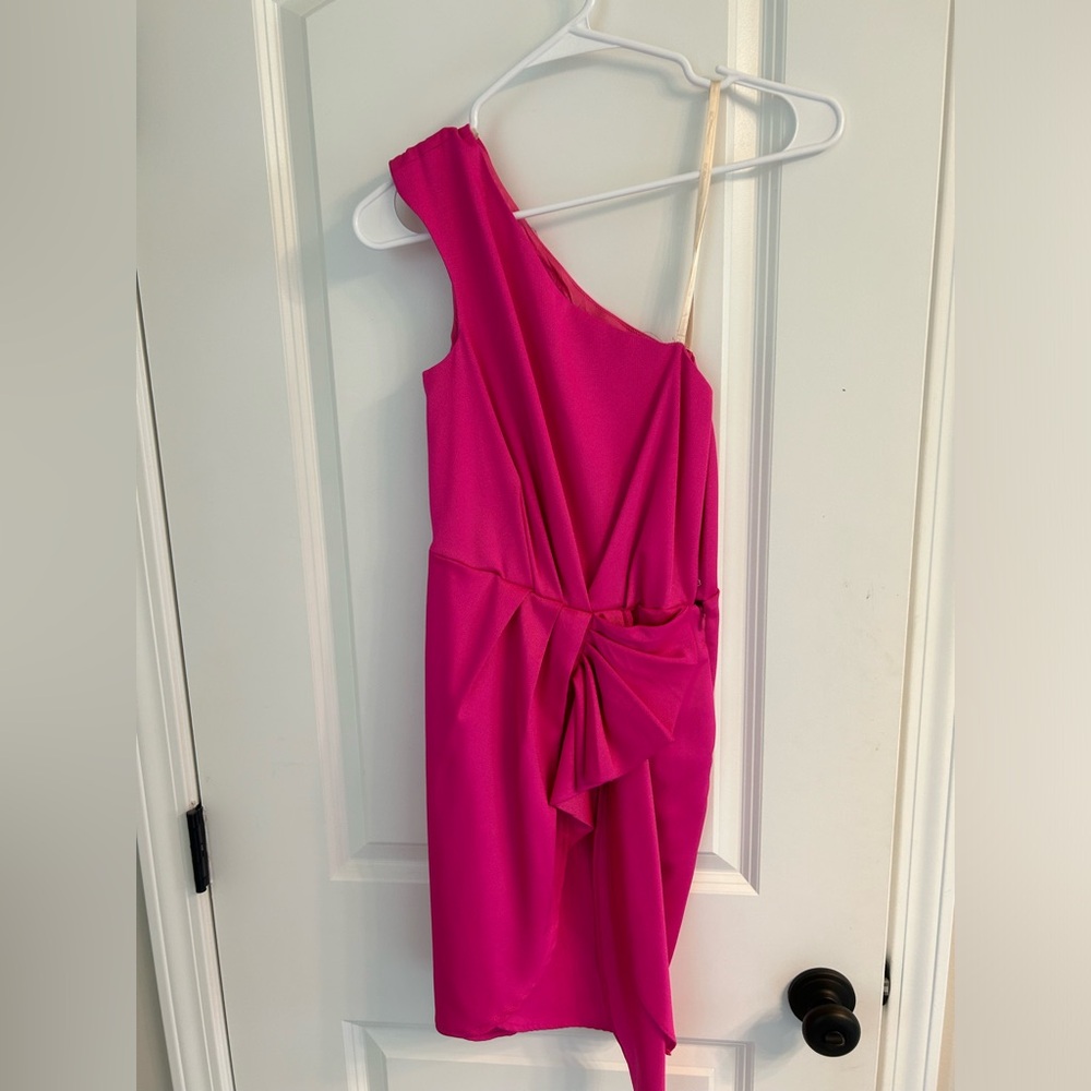 Pink cocktail dress